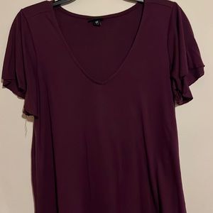 Gently used plum top from Torrid, size 00